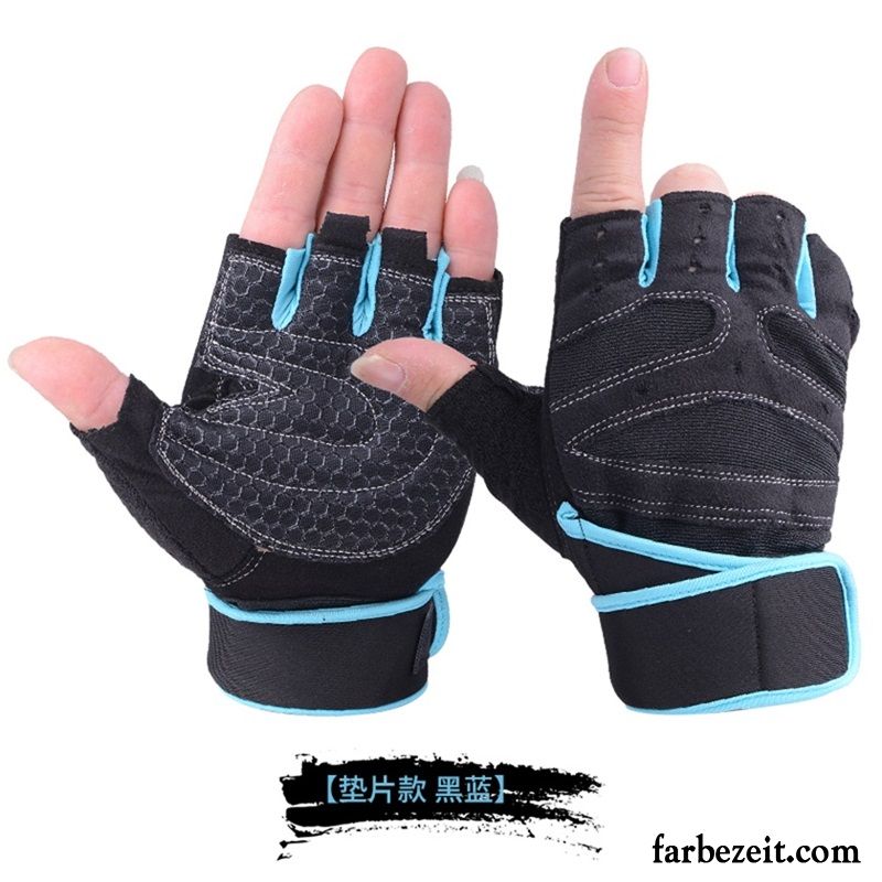 Handschuhe Herren Training Rutschfest Damen Instrumente Atmungsaktiv Sommer Schwarz