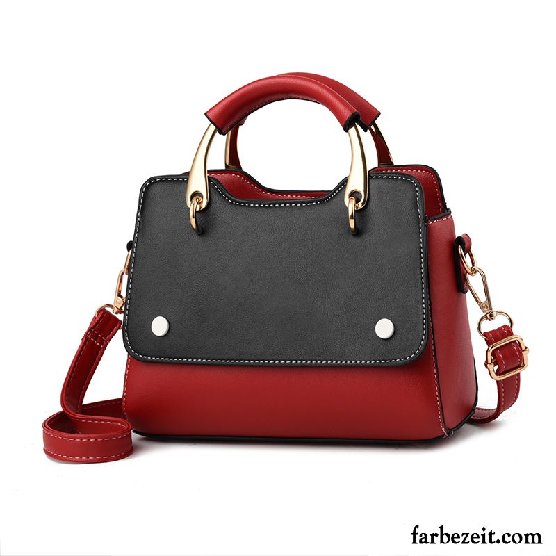 Handtaschen Damen Große Tasche Neu Mini Umhängetasche Trend Mode Rot