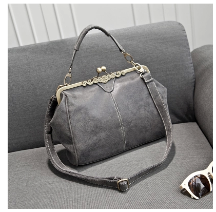 Handtaschen Damen Retro Neu Europe Umhängetasche Trend Nubuck Grün