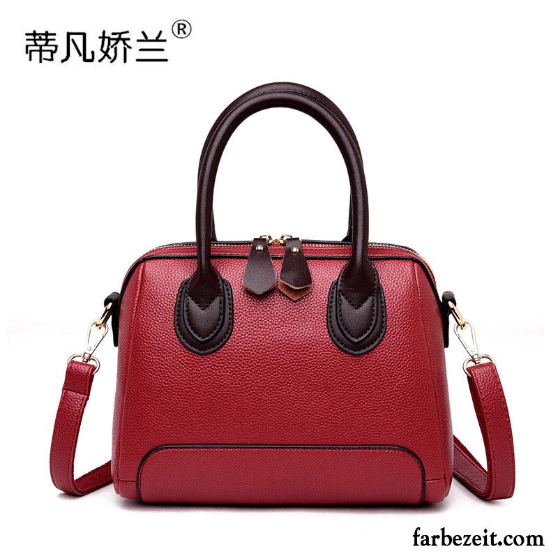 Handtaschen Damen Umhängetasche Mode Mini Neu Elegant Mittleren Alters Grau