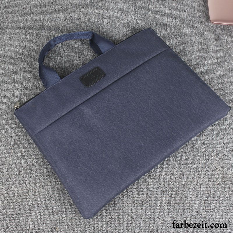 Handtaschen Herren Business Wasserdicht Oxford Tuch Computer Tasche Stoff Blau