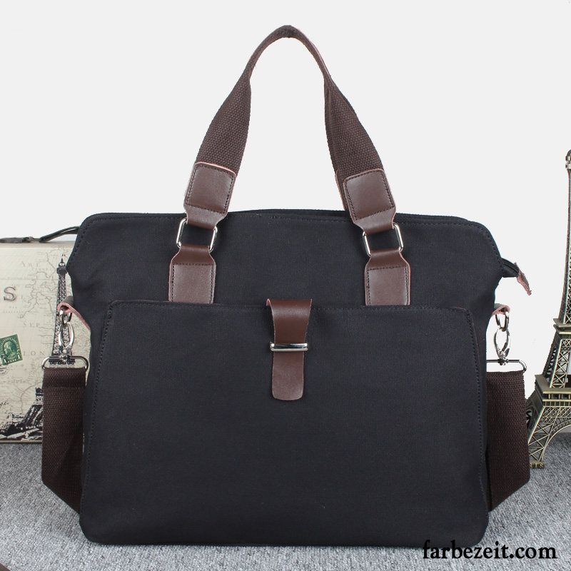 Handtaschen Herren Umhängetasche Aktentasche Business Freizeit Computer Tasche Braun