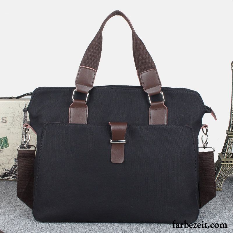 Handtaschen Herren Umhängetasche Aktentasche Business Freizeit Computer Tasche Braun