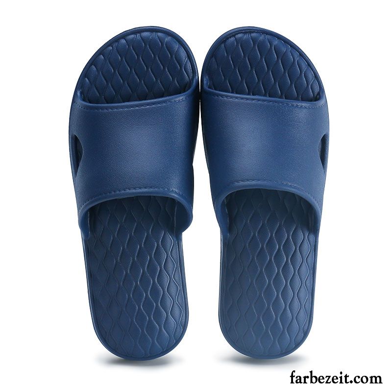 Hausschuhe Herren Lovers Weich Pantolette Sommer Dicke Sohle Neue Produkte Polarblau