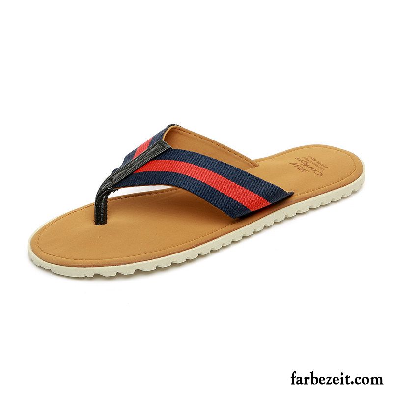 Hausschuhe Herren Klettverschluss Persönlichkeit Trend Draussen Rutschsicher Schüler Casual Pantolette England Mode Sommer Schuhe Strand Kaufen