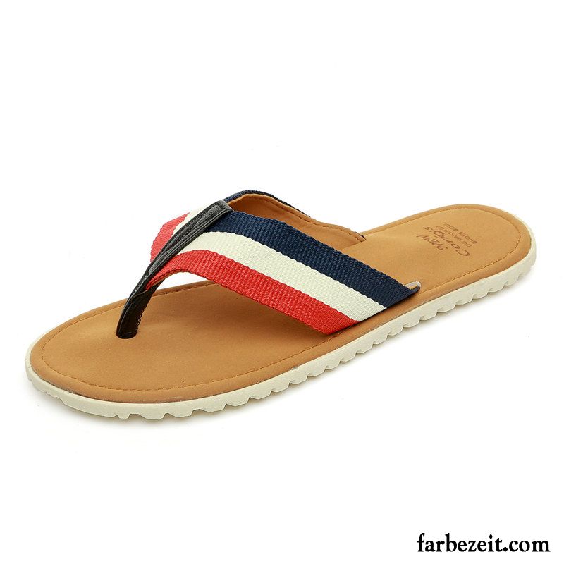 Hausschuhe Herren Klettverschluss Persönlichkeit Trend Draussen Rutschsicher Schüler Casual Pantolette England Mode Sommer Schuhe Strand Kaufen