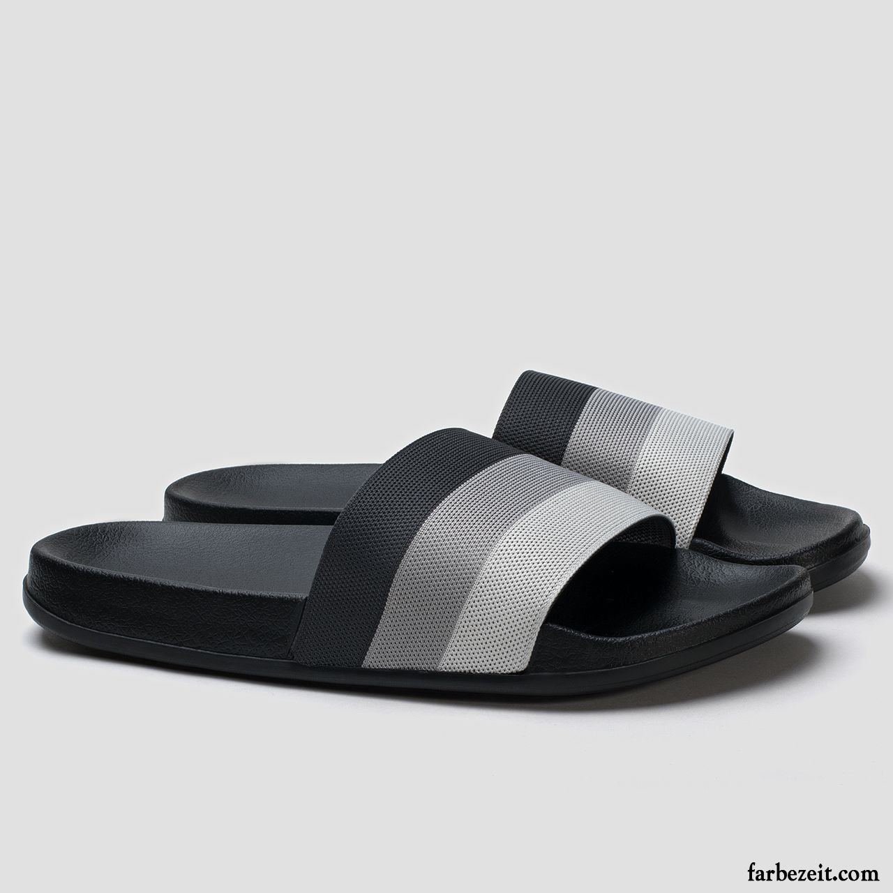 Hausschuhe Herren Rutschsicher Lovers Pantolette Neue Sommer Schwarz