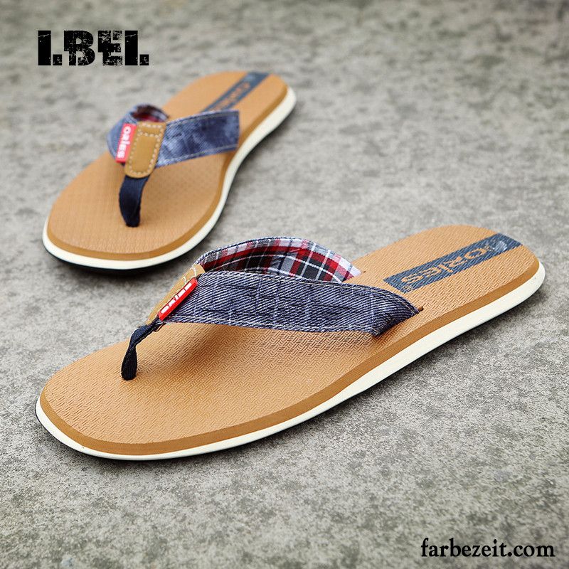 Hausschuhe Herren Warm Rutschsicher Strand Sandalen Sommer Mode Trend England Persönlichkeit Pantolette Schüler Schuhe Casual Verkaufen