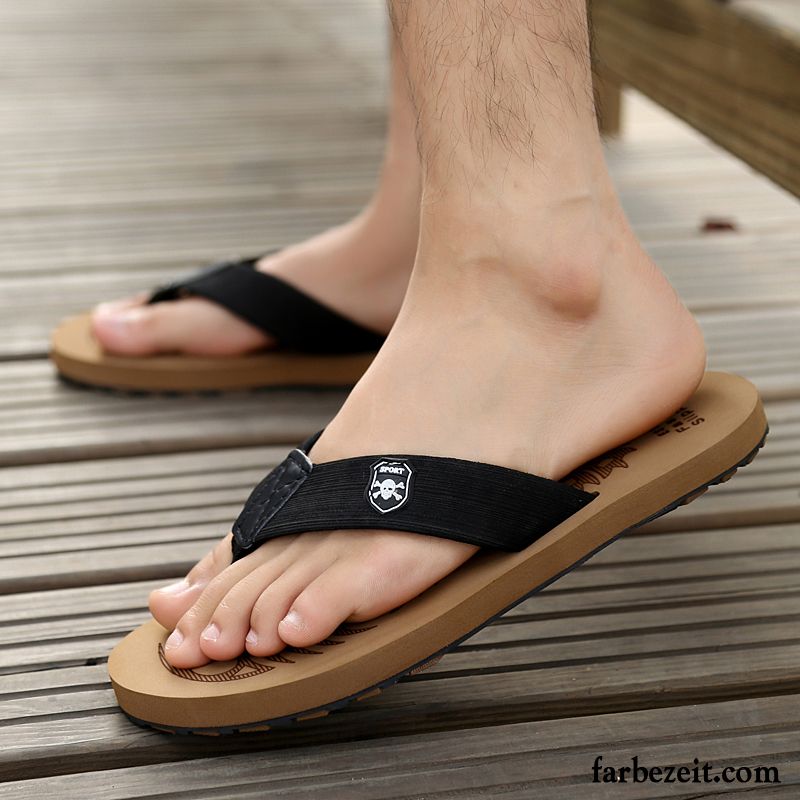 Hausschuhe Slipper Herren Pantolette Trend Sommer Große Größe Hausschuhe Rutschsicher Casual Strand Günstig