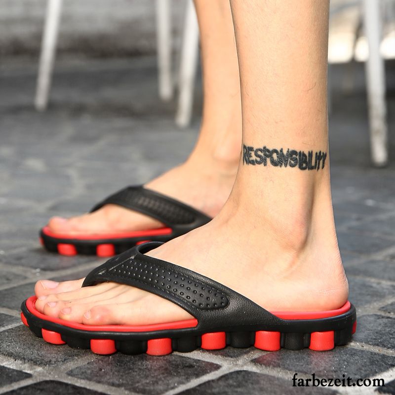 Hausschuhe Slipper Herren Pantolette Trend Sommer Große Größe Hausschuhe Rutschsicher Casual Strand Günstig