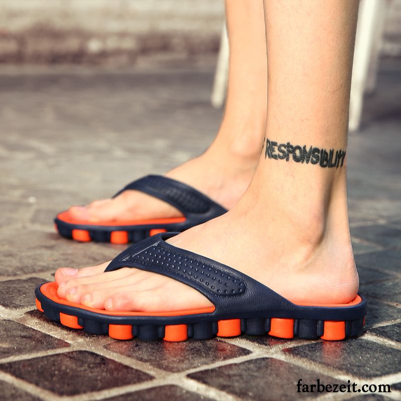 Hausschuhe Slipper Herren Pantolette Trend Sommer Große Größe Hausschuhe Rutschsicher Casual Strand Günstig