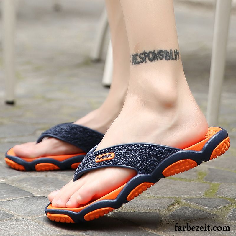 Hausschuhe Slipper Herren Pantolette Trend Sommer Große Größe Hausschuhe Rutschsicher Casual Strand Günstig