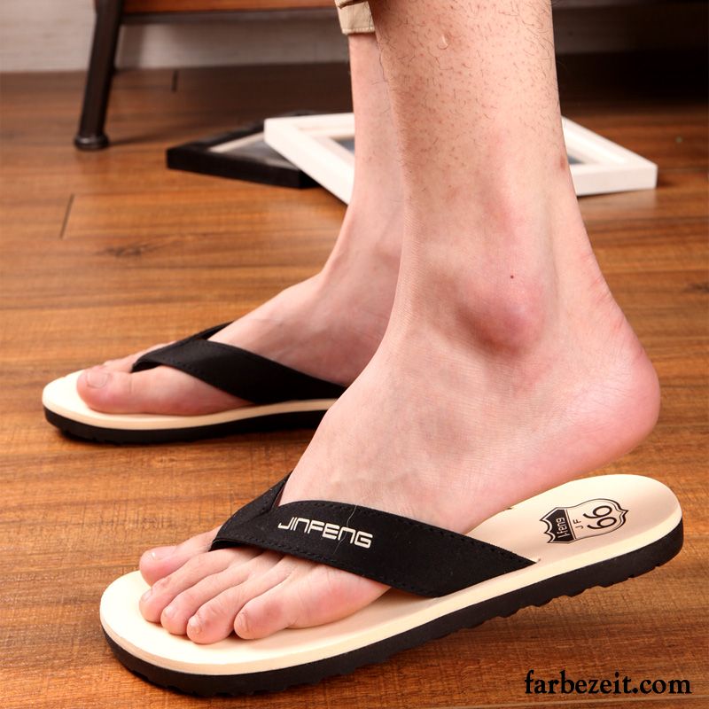 Hausschuhe Slipper Herren Pantolette Trend Sommer Große Größe Hausschuhe Rutschsicher Casual Strand Günstig