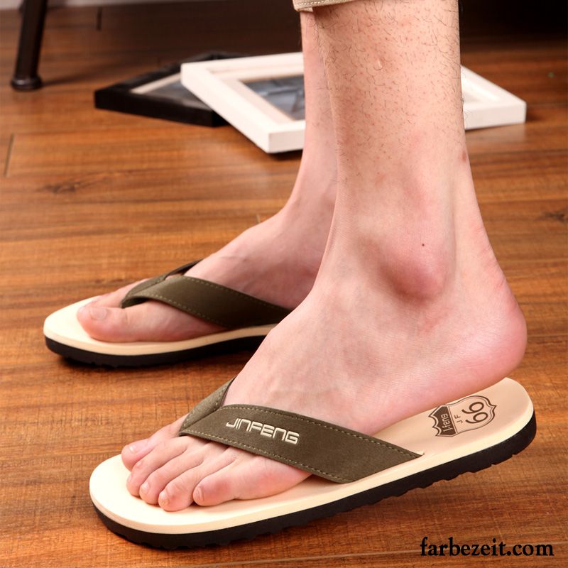 Hausschuhe Slipper Herren Pantolette Trend Sommer Große Größe Hausschuhe Rutschsicher Casual Strand Günstig