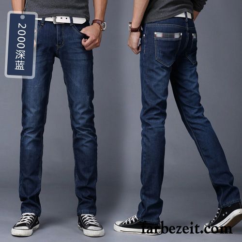 Helle Jeans Herren Winter Lose Jugend Hose Jeans Herbst Gerade Neu Große Größe Freizeit Plus Samt Verkaufen