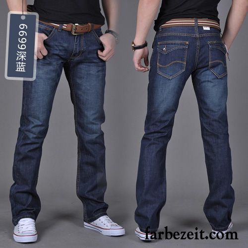 Helle Jeans Herren Winter Lose Jugend Hose Jeans Herbst Gerade Neu Große Größe Freizeit Plus Samt Verkaufen