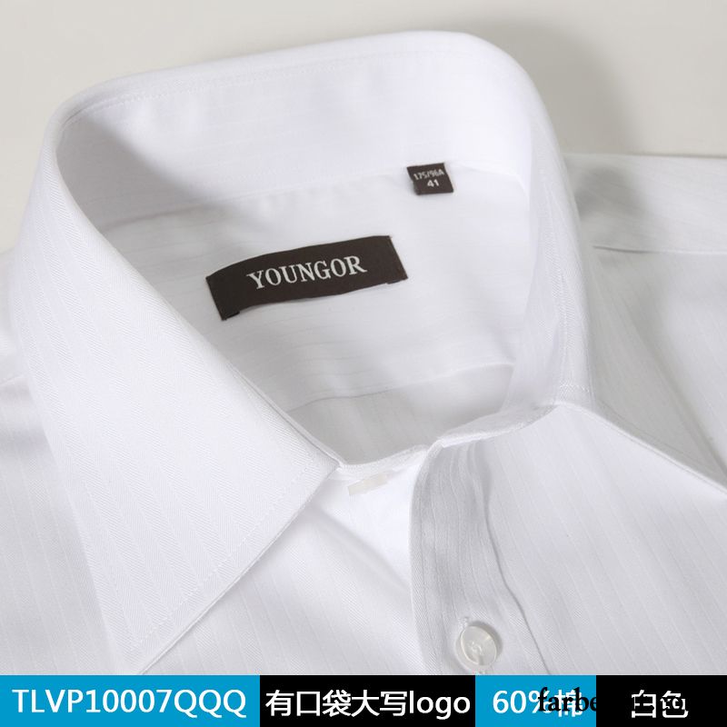 Hemd Gepunktet Männer Werkzeugbau Weiß Hemd Herren Freizeit Lange Ärmel Hemden Streifen Kaufen