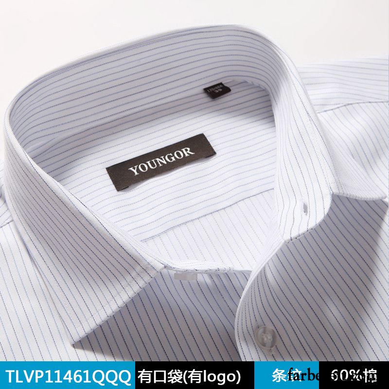 Hemd Gepunktet Männer Werkzeugbau Weiß Hemd Herren Freizeit Lange Ärmel Hemden Streifen Kaufen
