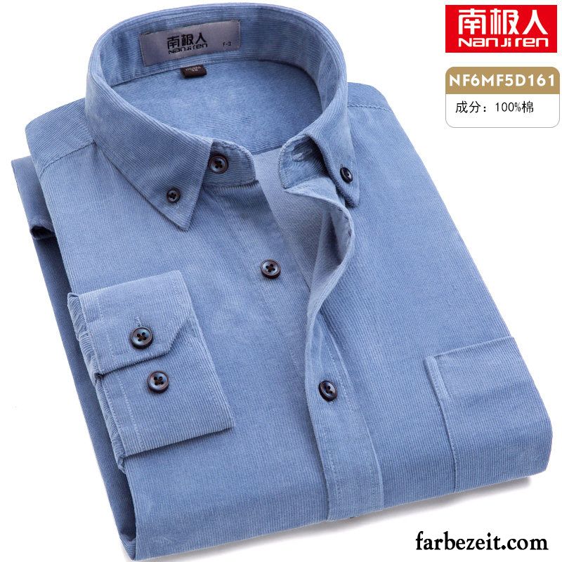 Hemd Rosa Slim Fit Lange Ärmel Blau Rein Hemd Baumwolle Herren Freizeit Hemden