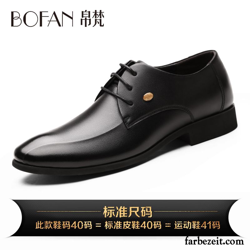 Herren Anzug Schuhe Braun Schwarz Hochzeit Schuhe Casual Atmungsaktiv England Echtleder Herbst Trend Geschäft Lederschue Sale