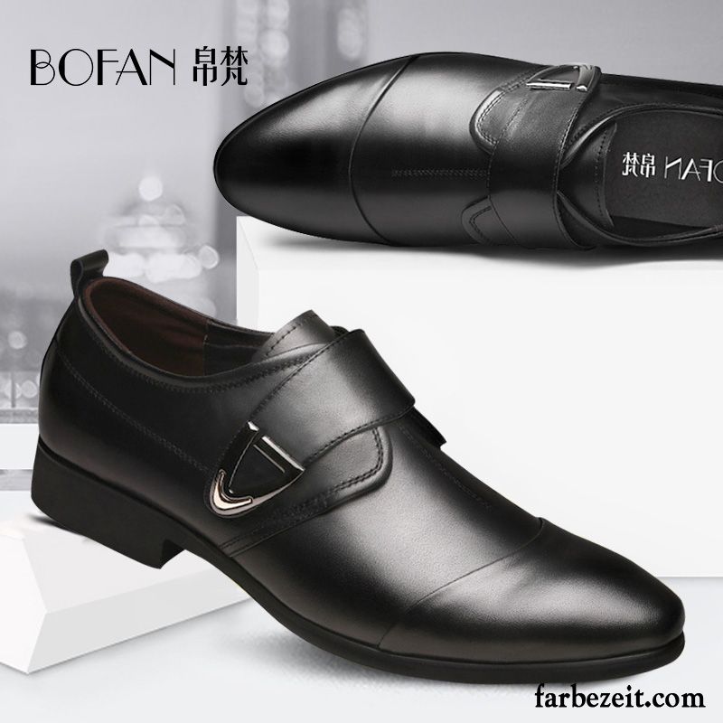 Herren Anzug Schuhe Braun Schwarz Hochzeit Schuhe Casual Atmungsaktiv England Echtleder Herbst Trend Geschäft Lederschue Sale