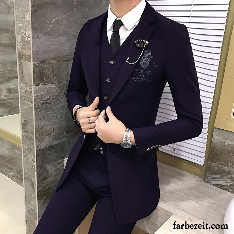 Herren Blazer Größen Neu Kleid Kostüm Winter Anzüg Jugend Schlank Herbst Langer Abschnitt Rabatt