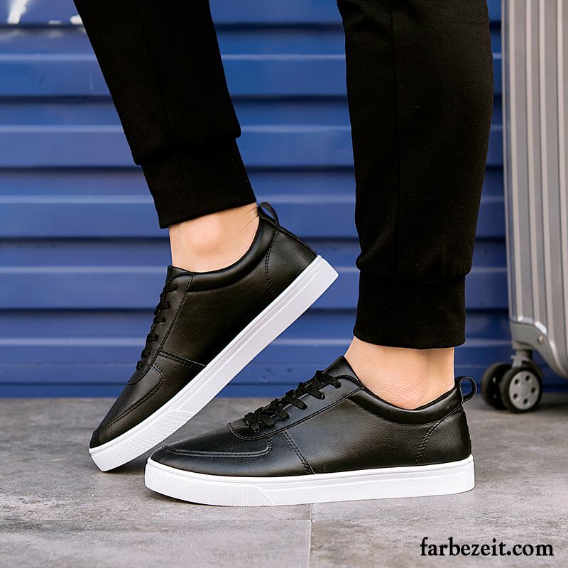 Herren Halbschuhe Günstig Feder Trend Casual Schüler Allgleiches Flache Weiß England Lederschue Neue Halbschuhe Skaterschuhe Günstig