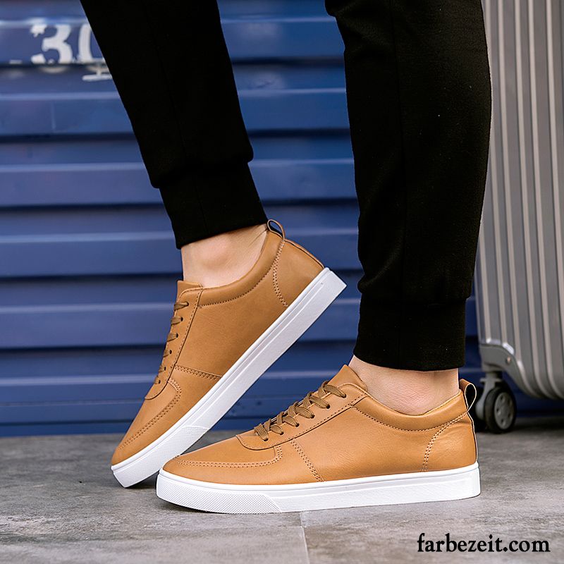 Herren Halbschuhe Günstig Feder Trend Casual Schüler Allgleiches Flache Weiß England Lederschue Neue Halbschuhe Skaterschuhe Günstig