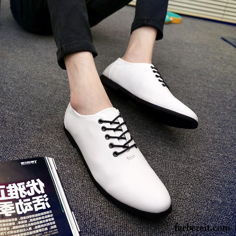 Herren Hausschuhe Winter Jugend Trend Spitze Retro Schuhe Casual Feder Lederschue England Sale