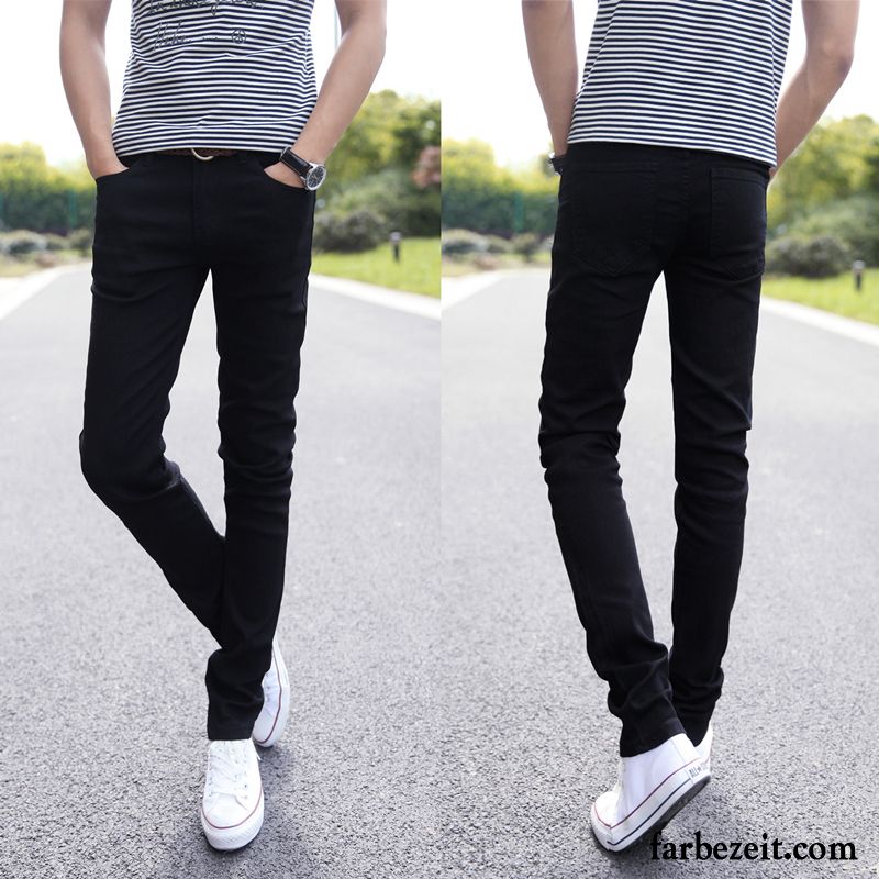 Herren Jeans Hosen Plus Samt Jugend Lange Dünn Hose Jeans Herbst Schlank Winter Rabatt