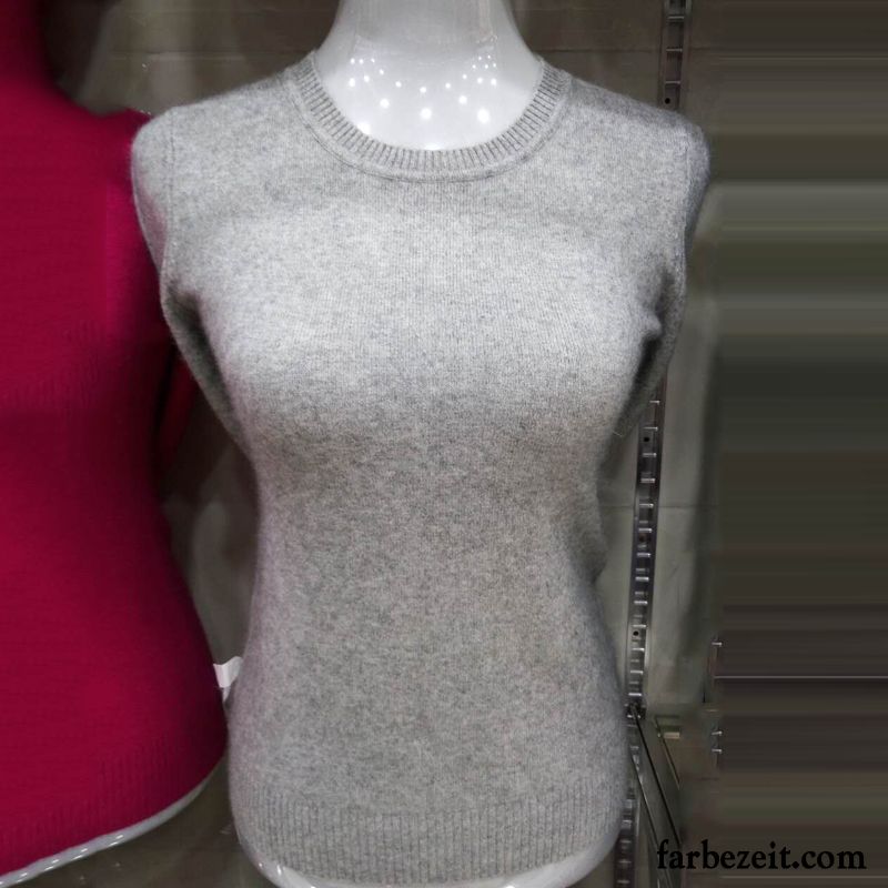 Pullover Damen Wollpullover Allgleiches Neu Große Größe Mantel Lose