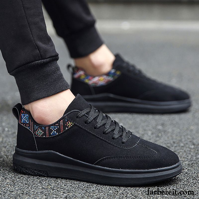 Herren Lackschuhe Schwarz Casual Schüler Winter Allgleiches Trend Skaterschuhe Neue Feder Günstig