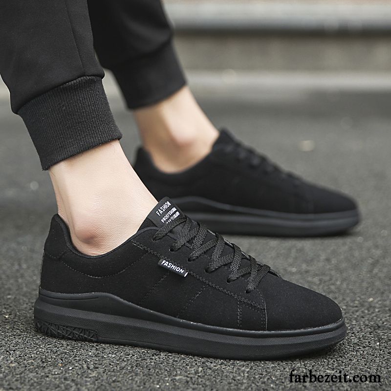 Herren Lackschuhe Schwarz Casual Schüler Winter Allgleiches Trend Skaterschuhe Neue Feder Günstig