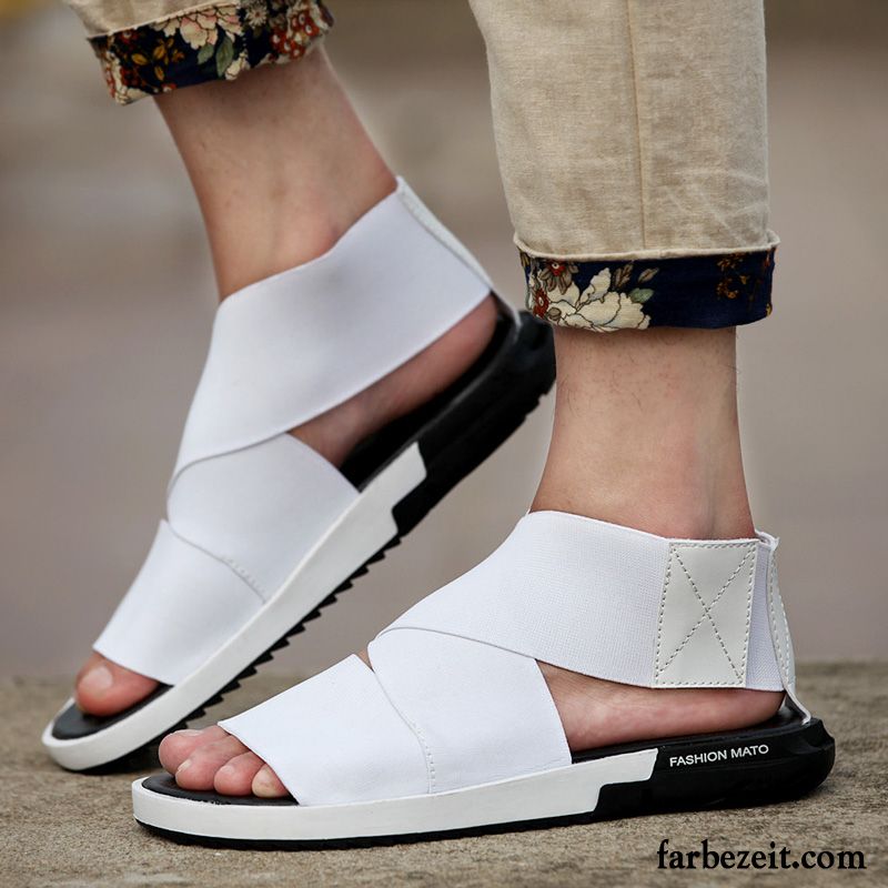 Herren Outdoor Schuhe Rutschsicher England Trend Sandalen Persönlichkeit Sommer Hausschuhe Strand Casual Verkaufen