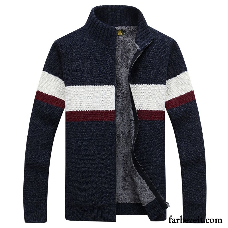 Herren Pullover Modemuster Strickwaren Verdickung Pullover Überzieher Große Größe Winter Strickjacke Verkaufen