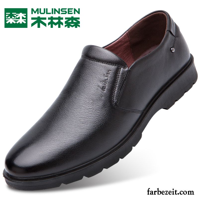 Herren Schuhe Sneaker Echtleder Niedrig Casual Neue Schuhe Feder Lederschue Original Geschäft