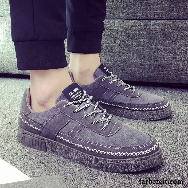 Herren Schuhe Weiß Trend Schuhe Feder Neue Allgleiches Skaterschuhe Casual Schüler Espadrille Rabatt