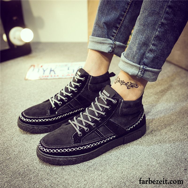 Herren Schuhe Weiß Trend Schuhe Feder Neue Allgleiches Skaterschuhe Casual Schüler Espadrille Rabatt