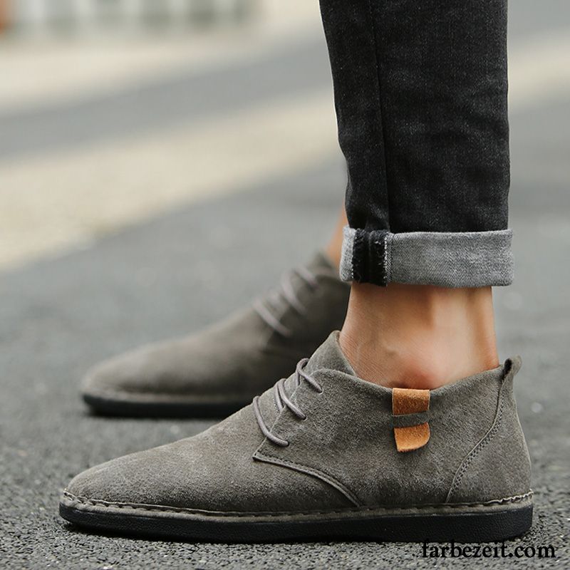 Herren Sommerschuhe Echtleder Trend Faul Schuhe Lederschue Jugend Feder Casual England Weiche Sohle Kaufen