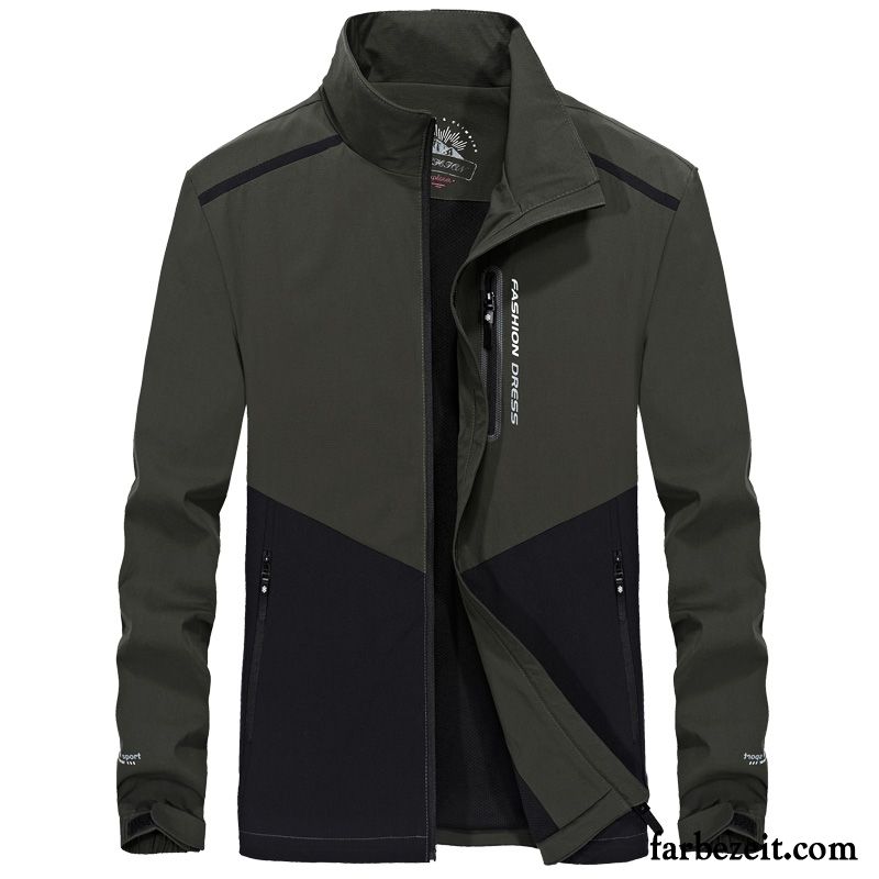 Herren Winterjacke Braun Dünn Freizeit Überzieher Feder Grau Sport Jacke Schlank Herbst Neu Trend Kaufen