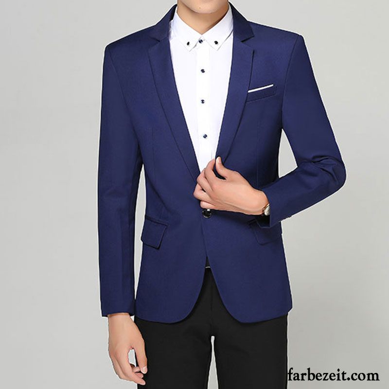 Herrenanzüge Slim Fit Anzüg Beruflich Plus Samt Kostüm Herren Mantel Schlank Jugend Blazer Überzieher Freizeit Herbst