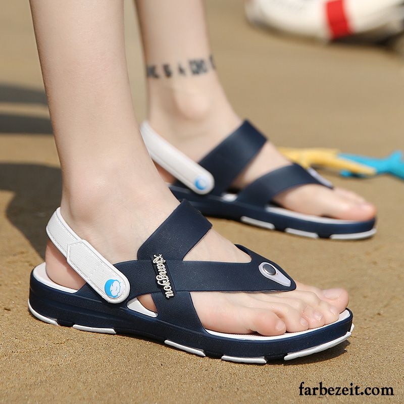 Herrenschuhe Sandalen Trend Hausschuhe Rutschsicher Herren Persönlichkeit Rom Teenager Sommer Strand Casual Schüler Sandalen Kaufen