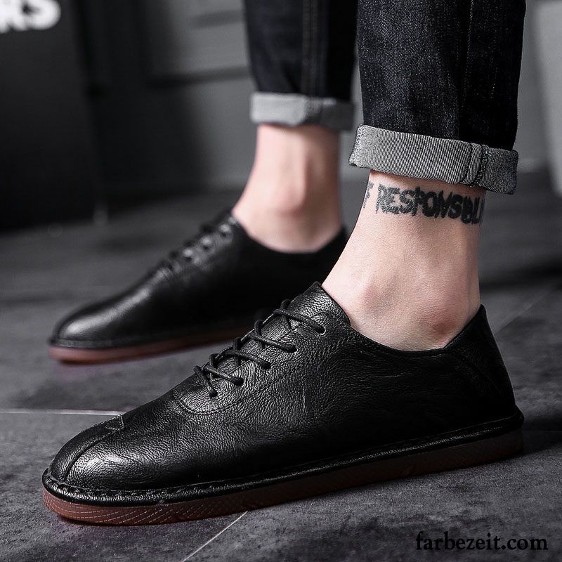 Herrenschuhe Untergrößen Allgleiches Herren Trend Grün Sommer Casual Schuhe Skaterschuhe England Schüler Lederschue Günstig