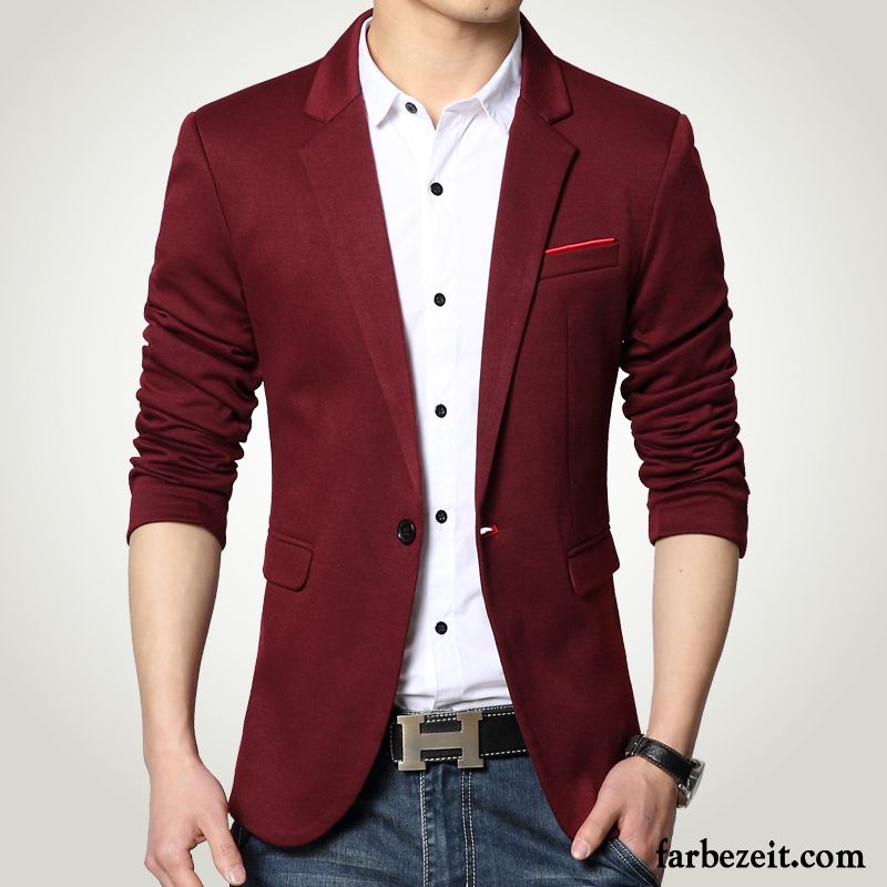 Hochzeitsblazer Herren Modern Blazer Anzüg Neu Trend Fett Große Größe Anzugjacke Stricken Herbst