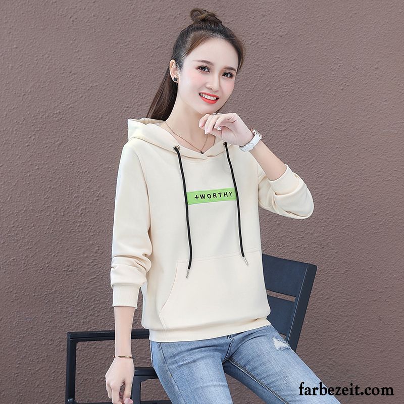 Hoodie Damen Dünn Herbst Feder Neu Ultra Hoodies Grün