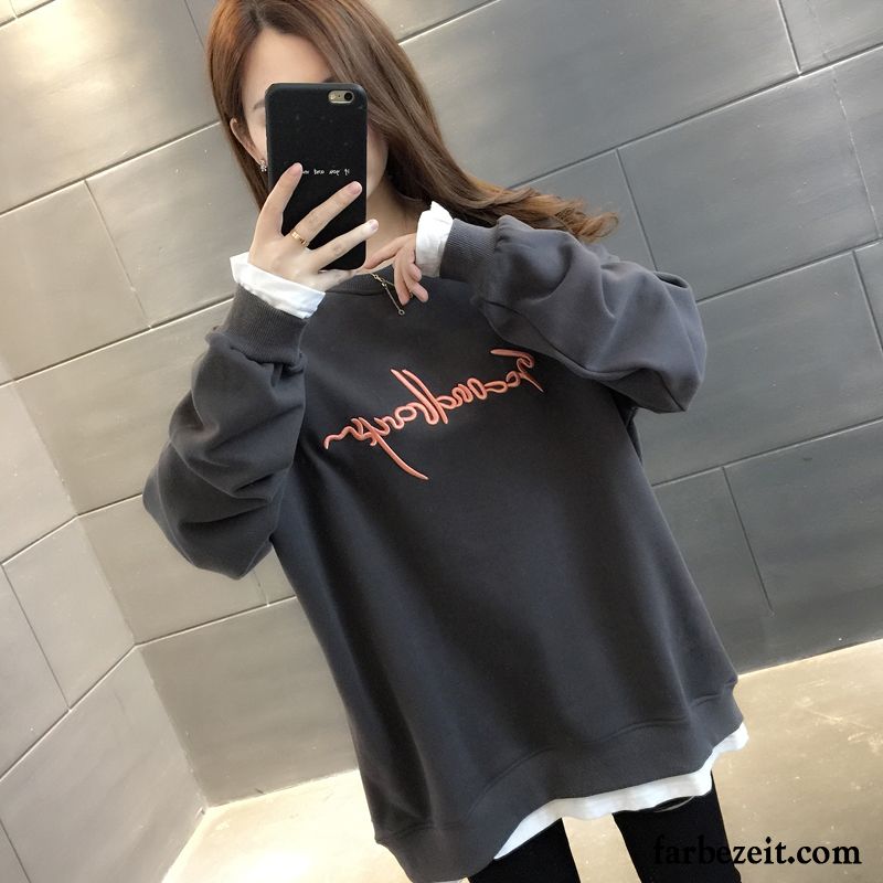 Hoodie Damen Lose Dünn Hoodies Trend Herbst Neu Grün