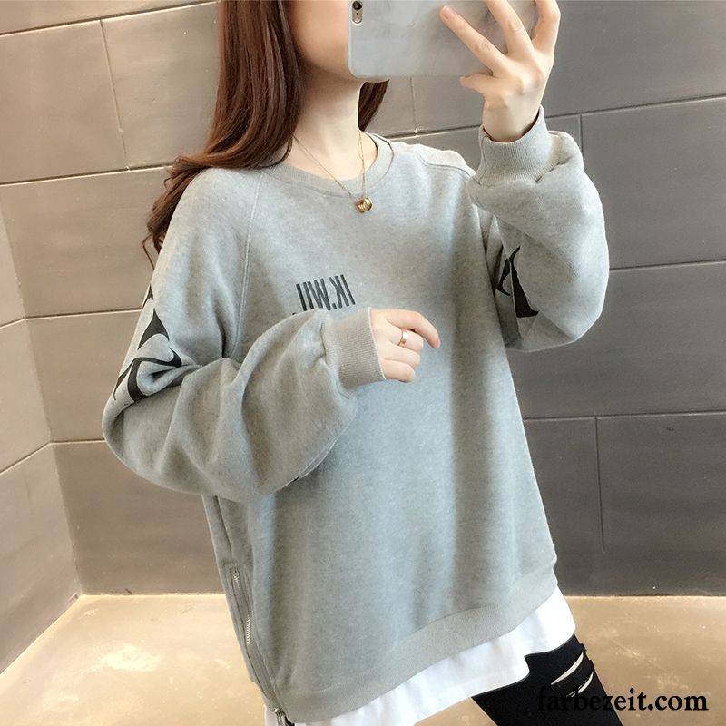 Hoodie Damen Überzieher Spleißen Feder Hoodies Mantel Entwurf Gelb