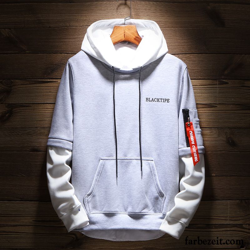 Hoodie Herren Schüler Trend Neu Hoodies Mit Kapuze Spleißen Gelb