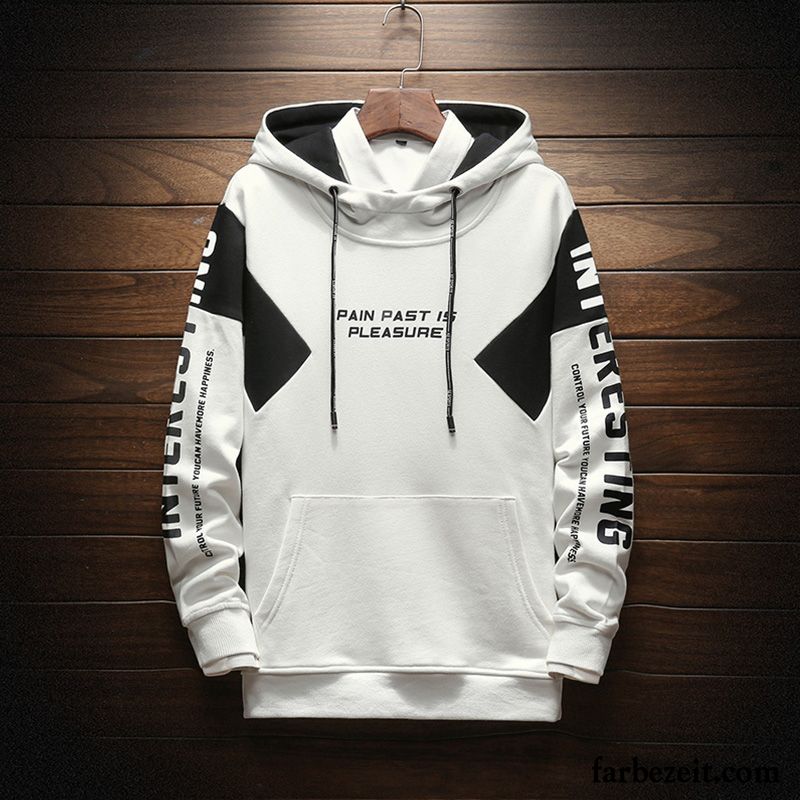 Hoodie Herren Schüler Trend Neu Hoodies Mit Kapuze Spleißen Gelb