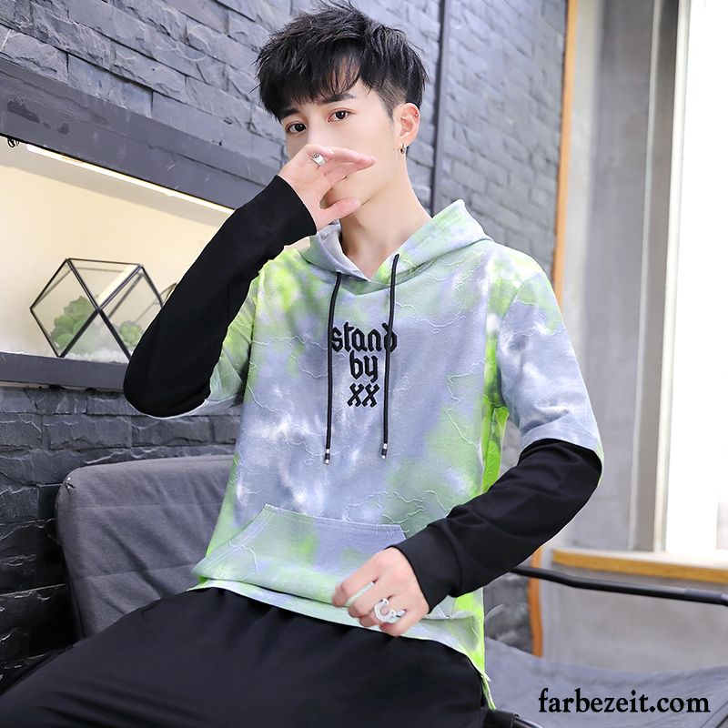 Hoodie Herren Trend Allgleiches Schüler Neu Hoodies Mit Kapuze Grau